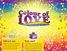 Tablet Screenshot of colouroflove.se